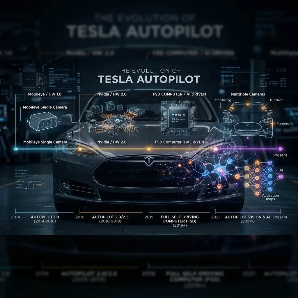 Teslas Autopilot-Geschichte: Von 2014 bis FSD v13 – alle Versionen
