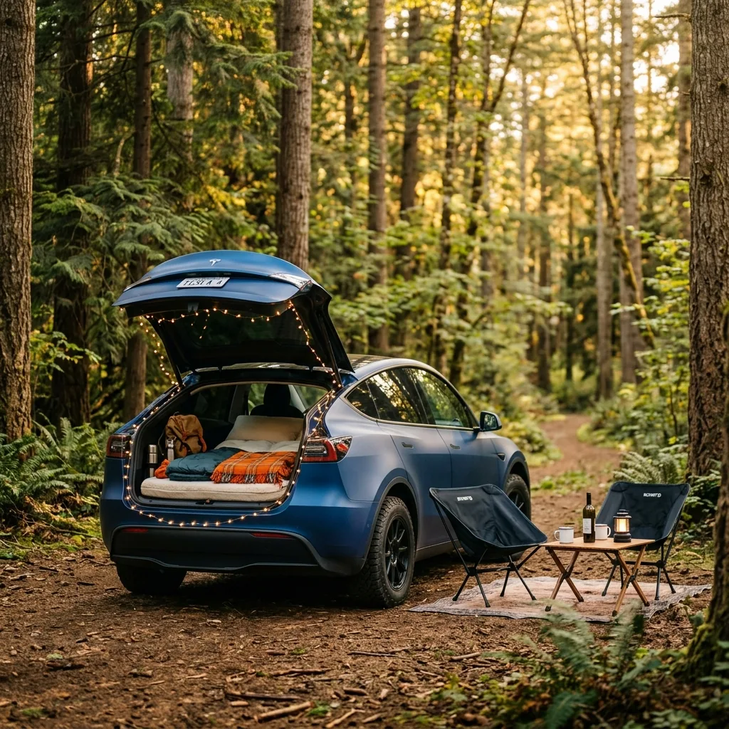Tesla Camping Guide: Camp Mode, Zubehör und die besten Stellplätze