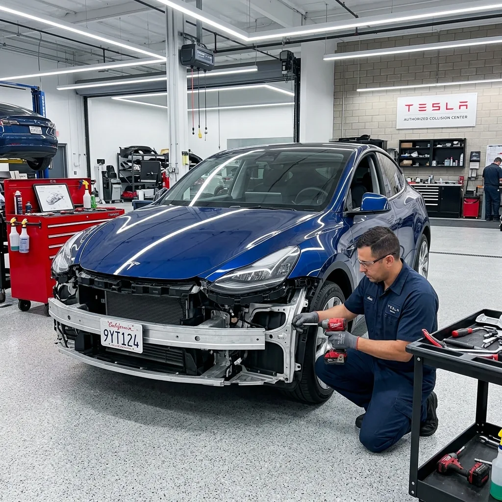Tesla Unfallreparatur: Kosten, Dauer und warum es so teuer ist