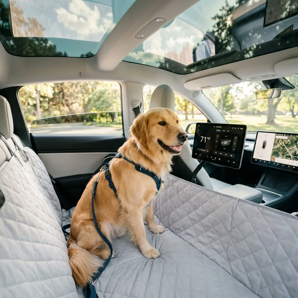 Tesla mit Hund: Dog Mode, Zubehör & sicherer Transport