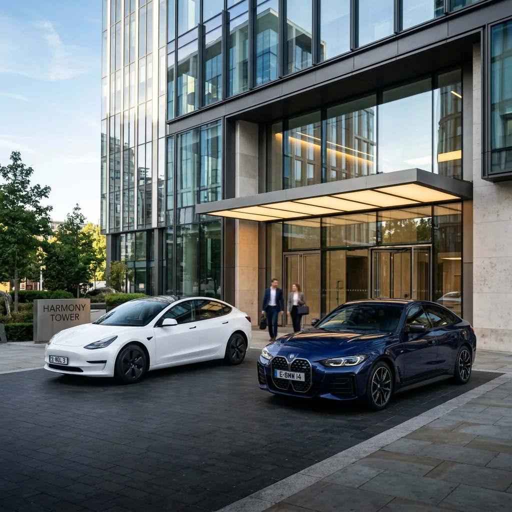 Tesla Model 3 vs. BMW i4: Welcher Elektro-Businesssedан gewinnt?