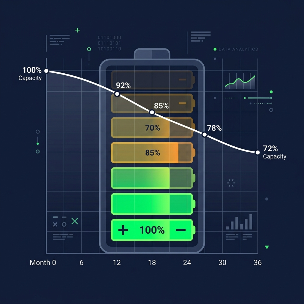 Akku-Degradation Tracker Illustration