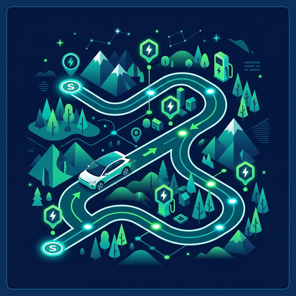 Roadtrip Planner Illustration